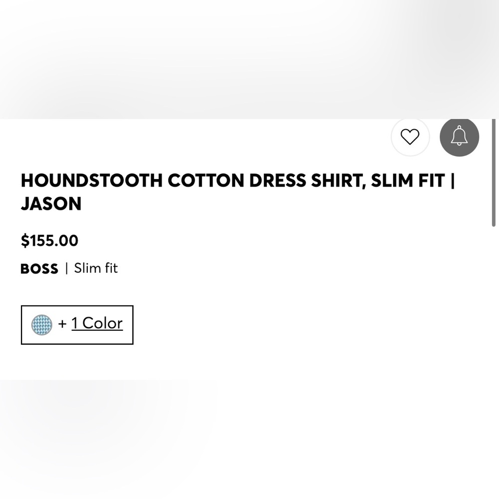 Hugo Boss Blue Jason Button up. - Picture 6 of 11